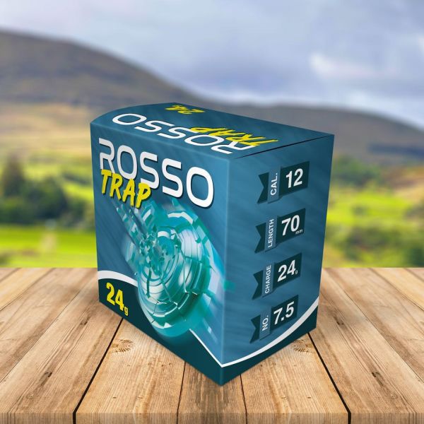 Rosso Trap 24g Cartridges/12 ga 