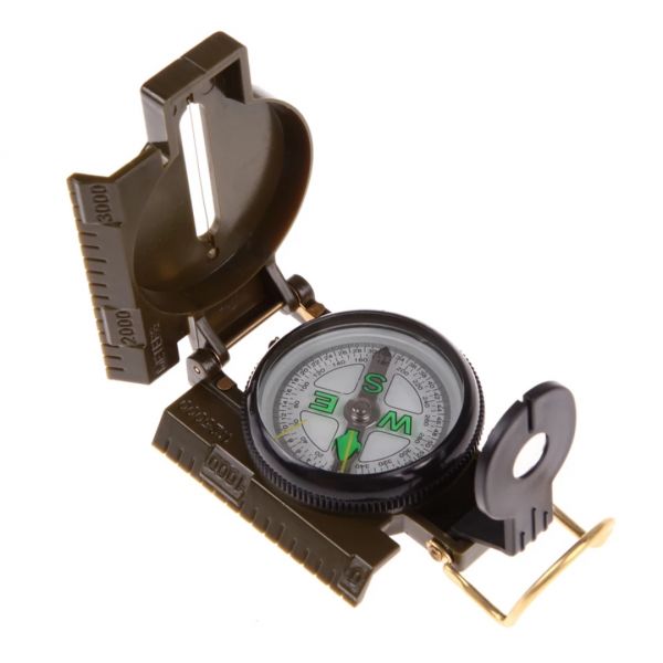 Portable army green Compass