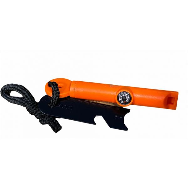 Multi Tool Emergency Survival Outdoor 3 n 1 Multi Tasking Tool Embedded Compass/Fire Starter/Whistle/