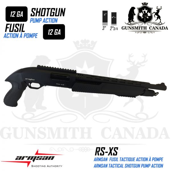 Armsan RS-XS 12GA x 3 Inch Pump Action Shotgun