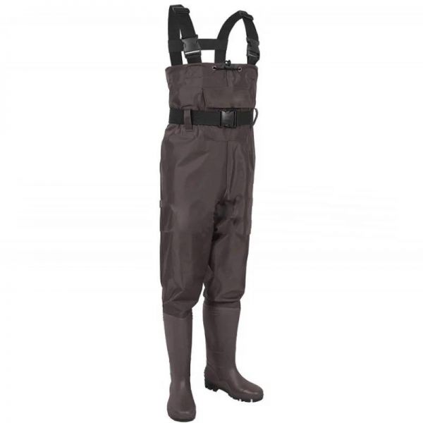 Waders with Boots for Men & Women, Nylon/PVC Lightweight Fishing